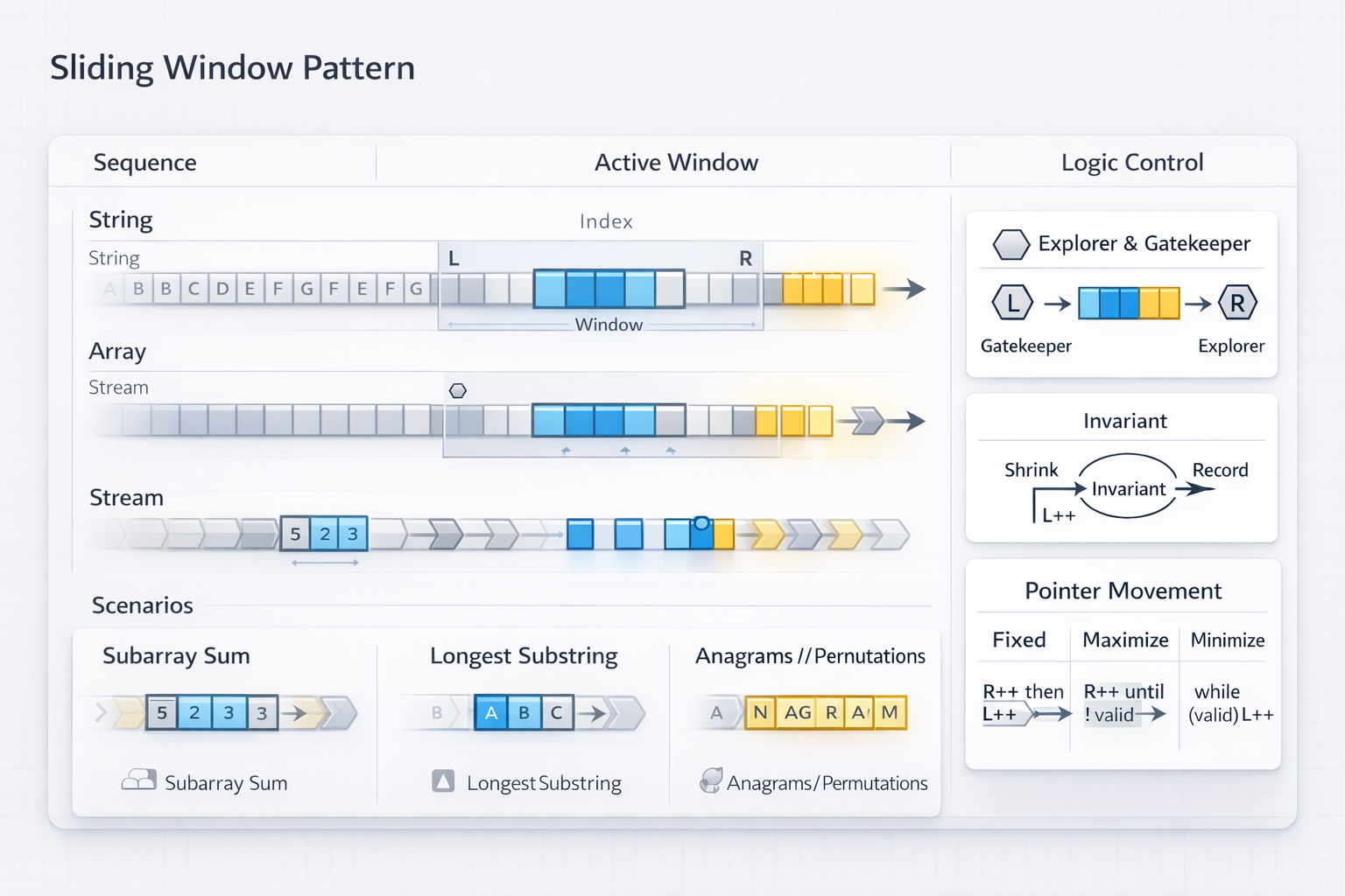 Understanding the sliding window pattern: an intuition guide for LeetCode